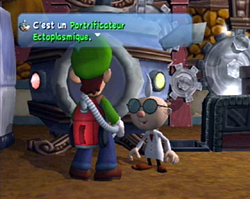 Luigi rencontre le professeur au nom imprononable !